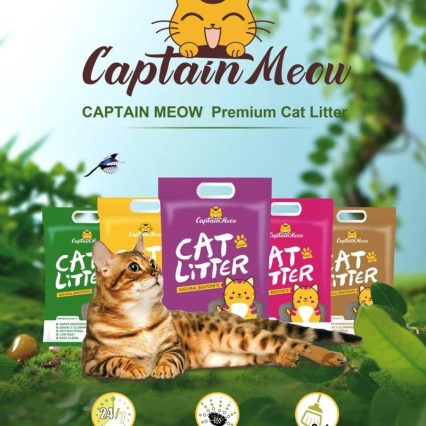 Captain Meow Premium Bentonite Cat Litter (10L)