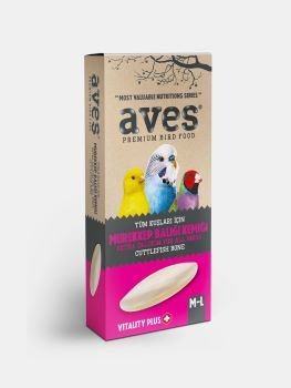 Aves Premium Bird Food Extra Calcium For All Birds- Cuttlefish Bone (M-L)