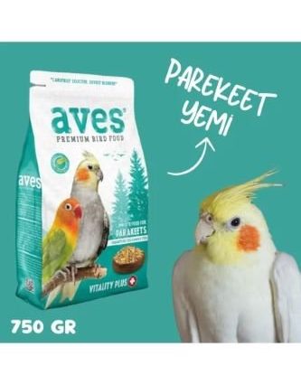 Aves Premium Bird Food Complete Food For Parakeets (750g)