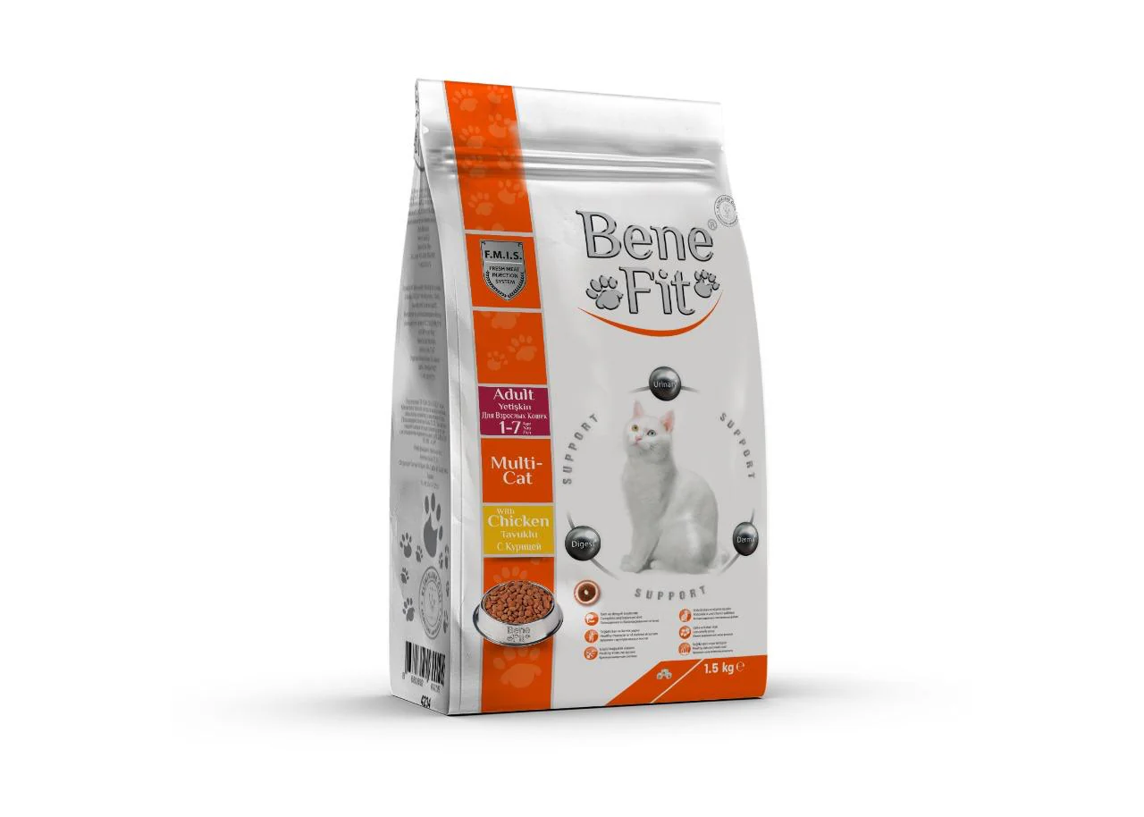 BeneFit Adult Multi-Cat Food-Chicken (1.5kg)