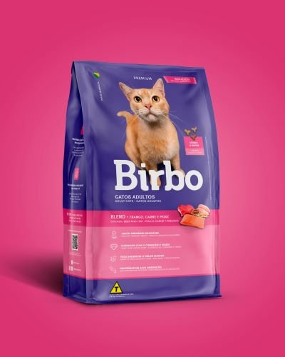 Birbo Adult Cat Food- Chicken, Beef & Fish (1kg)