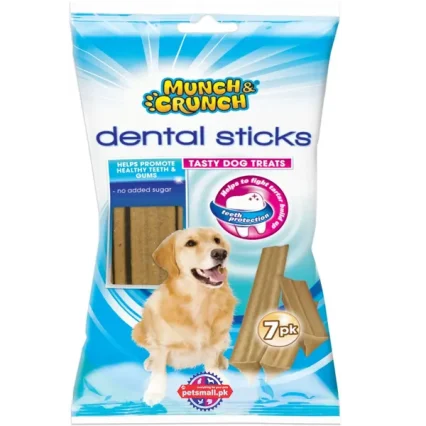 CRUNCH & MUNCH Dental Sticks Tasty Dog Treats