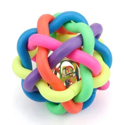 Colorful toy ball with bell