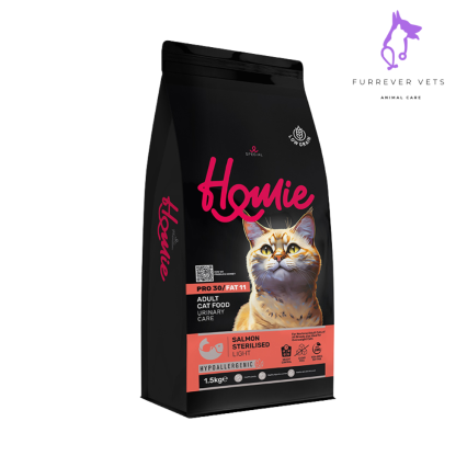 Homie Urinary Care Sterilised Adult Cat Food-Salmon (1.5kg) (Pro33/Fat11)