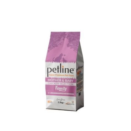 Petline Super Premium Mother & Baby Dry Cat Food-Chicken Selection (1.5kg)