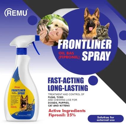Remu Frontliner Tick And Flea Spray