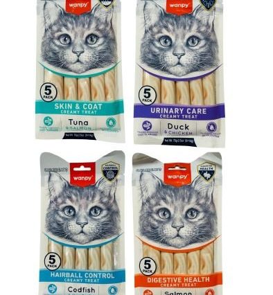 Wanpy Medicated Creamy Lickable Treat For Cats