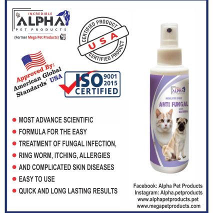 Anti Fungal Spray For Cats and Dogs
