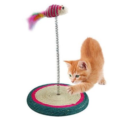 Cat Spring Mouse Toy