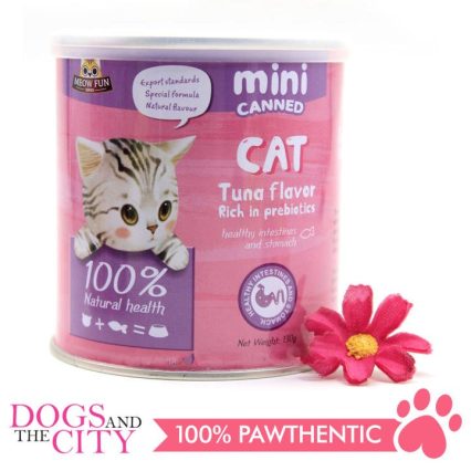 Mini Canned Cat Tuna Flavour Rich In Prebiotics(130grams)good For Intestines & Stomach
