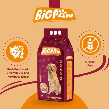 Big Paw Adult Dog Food-Chicken Flavour 3kg