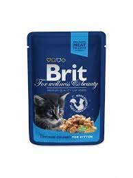 Brit Premium By Nature Gravy Chunks Kitten Jelly Food-Chicken (100g)