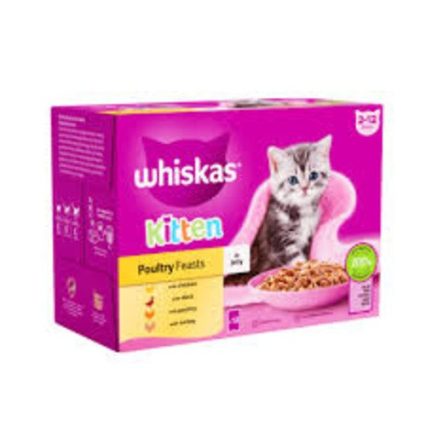 Whiskas Kitten Jelly Box (12 Pouch)