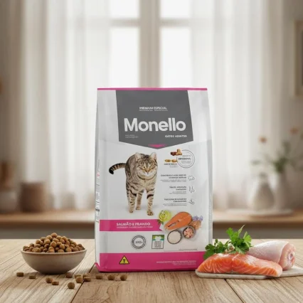 Monello Adult Cat Food-Salmon & Chicken Flavour 1kg