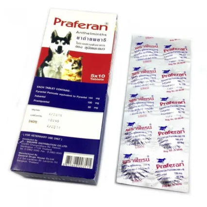 Praferan – Deworming Tablet for Cat & Dogs