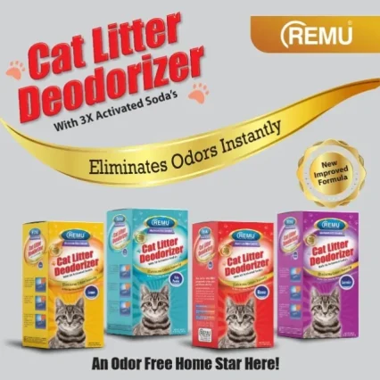 Remu Cat Litter Deodorizer With Activated Soda