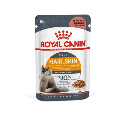 Royal Canin Cat Jelly Food – Hair & Skin (85g)