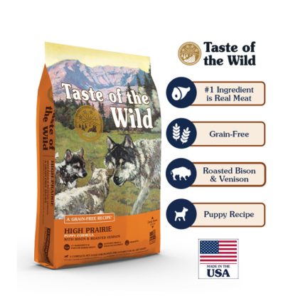 Taste of the Wild High Prairie Grain-Free Dry Dog Food-Puppy Formula